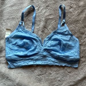 Aerie wildflower blue lace bralette